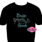 Cruise Squad Fitted Shirt for Travel Rhinestones Bling