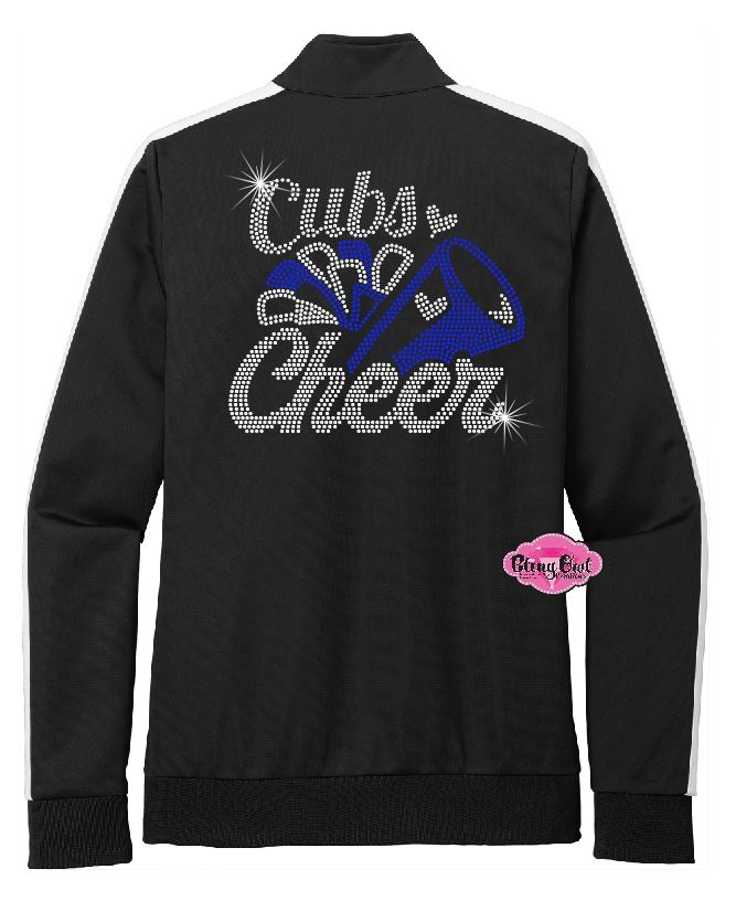 Cubs Cheer Womens Sportek Jacket