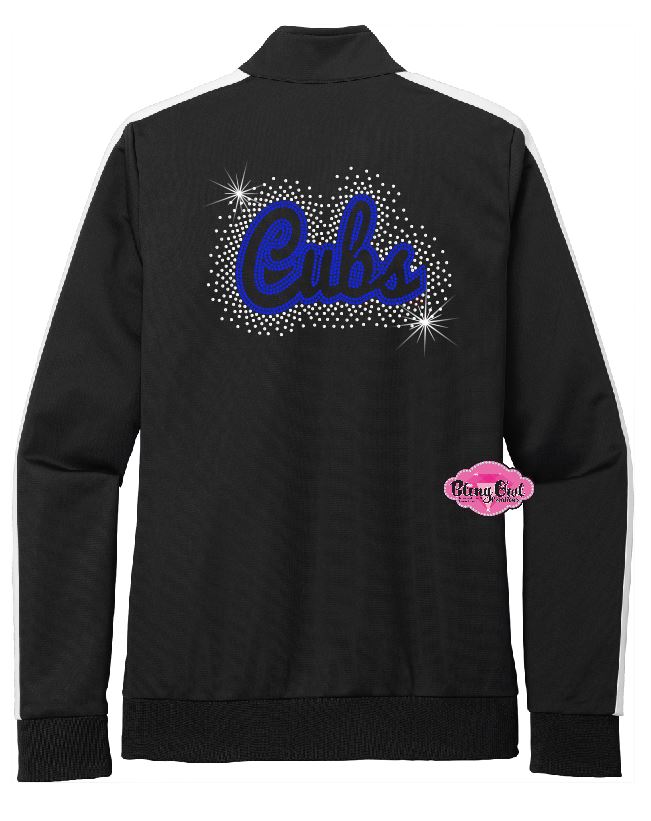 Cubs Scatter Womens Sportek Jacket