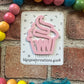Cupcake Bookmark, book lovers, reading