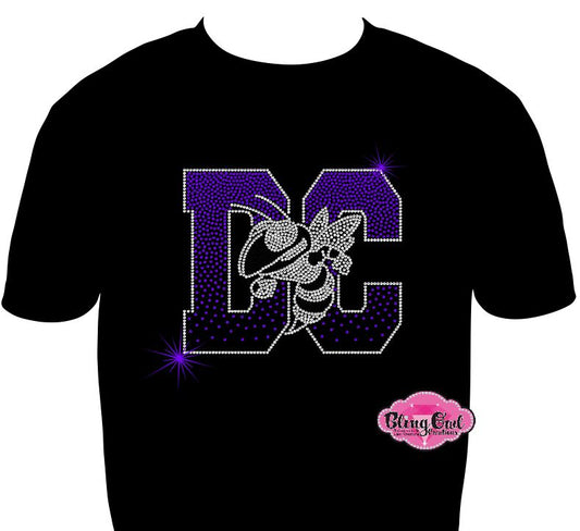 DC Ombre Hornets Scoop Neck Unisex