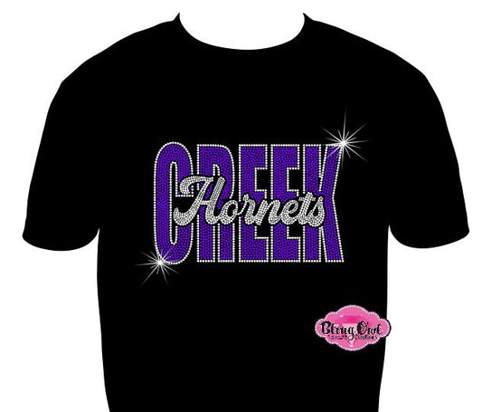 Creek Hornets Knockout Scoop Neck Unisex