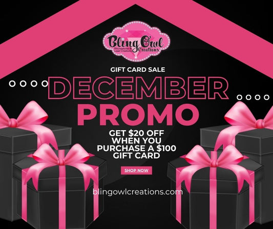 Bling Owl Creations Gift Cards