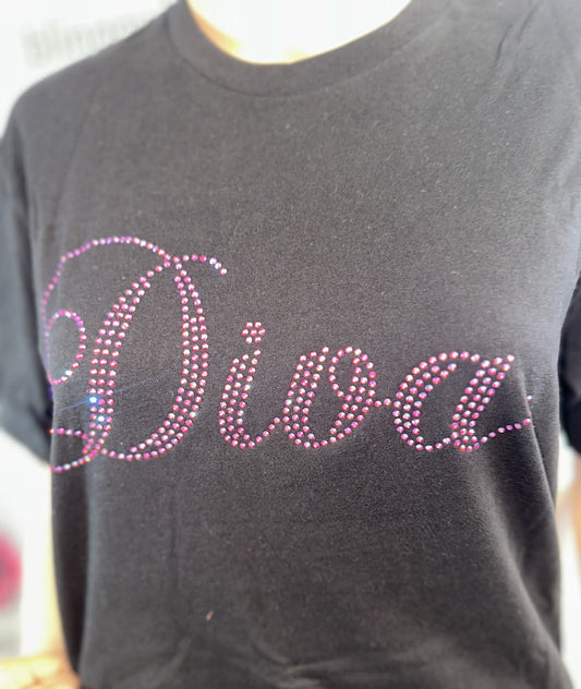 Diva Script Unisex Tshirt (Sample)