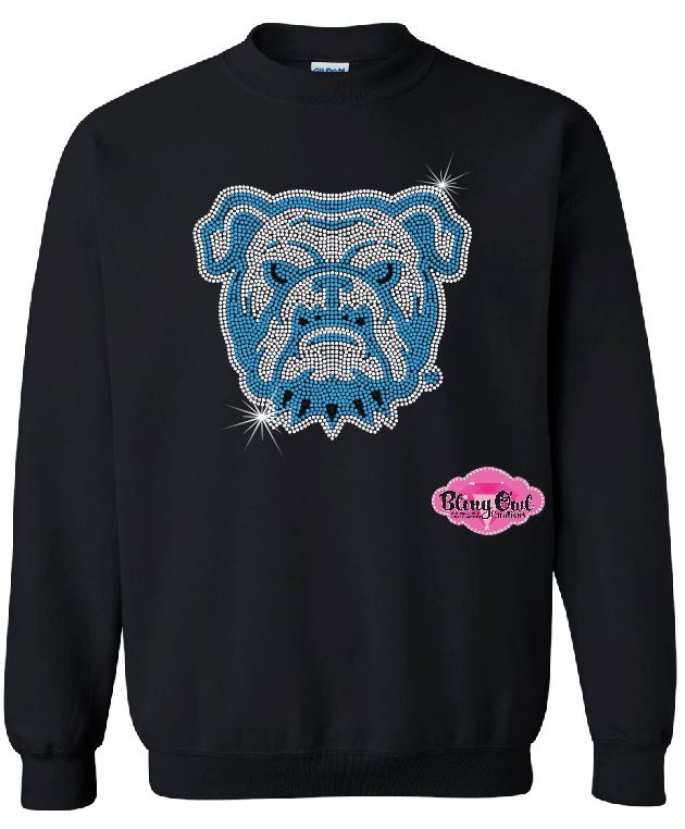 Bulldogs Large Face Adult Unisex Crewneck