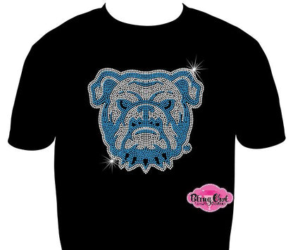 Bulldogs Large Face Adult Unisex Scoop Neck