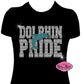 dolphin_pride team_wear school_spirit_wear rhinestones sparkle bling