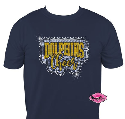 Ocean Lakes Dolphins Cheer Scatter Unisex Tshirt