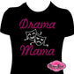 drama mama art theatre singing dancing music notes chorus acting rhinestone bling sparkle bedazzled