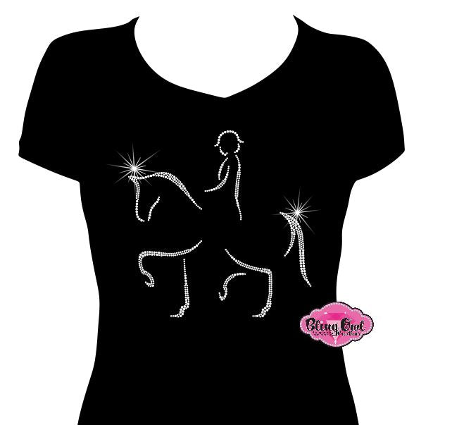 Dressage Horse Outline