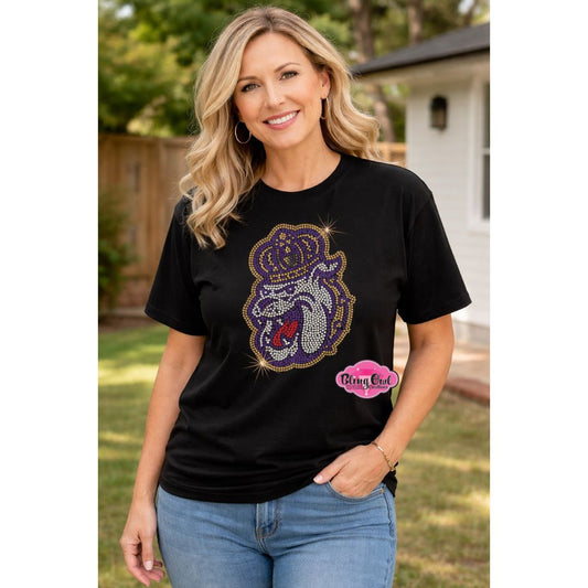 JMU Duke Dog Face Scoop Neck Unisex