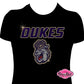 JMU Dukes with Dog Face small Scoop Neck Fitted