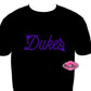 JMU Dukes Script Scoop Neck Unisex