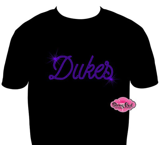 JMU Dukes Script Scoop Neck Unisex