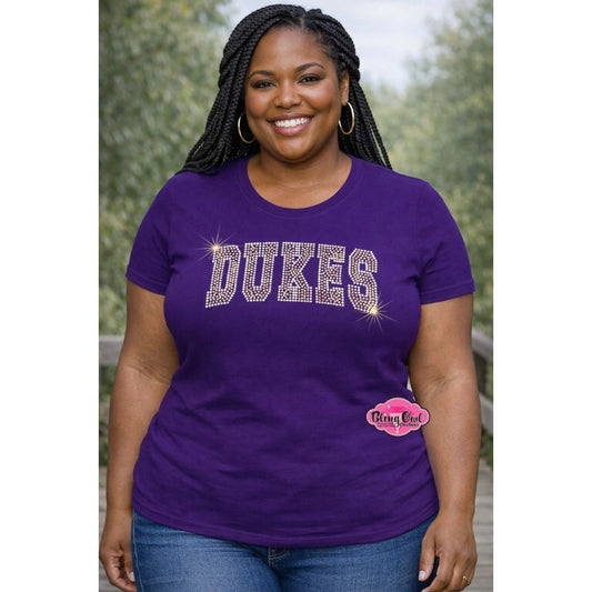 JMU Dukes Arch Scoop Neck Fitted
