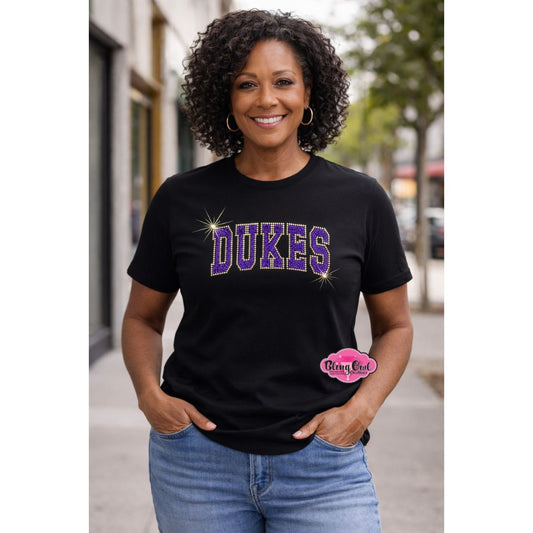 JMU Dukes Arch Scoop Neck Unisex