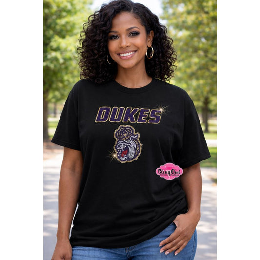 JMU Dukes Dog Face Small Scoop Neck Unisex