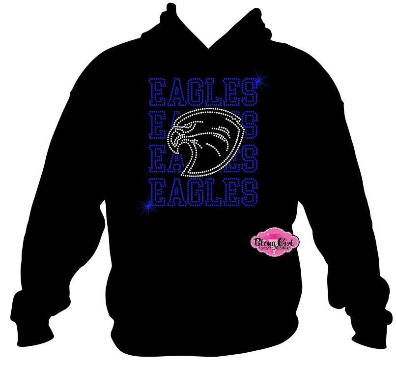 Eagles Stack Face Adult Unisex Sweatshirt