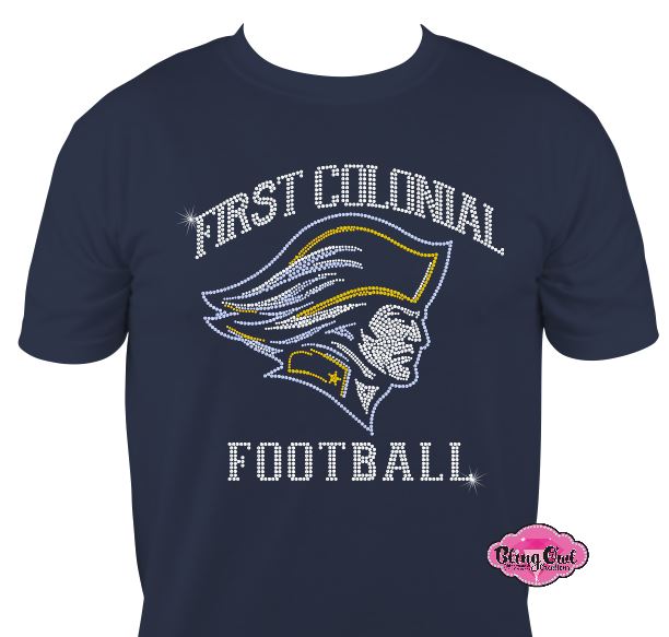 First Colonial Arch Football Short Sleeve Adult Unisex