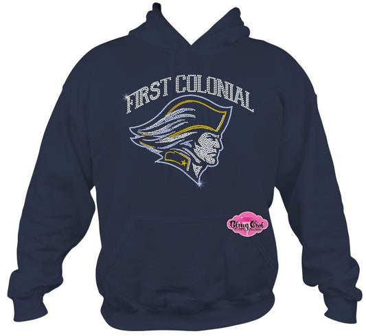 First Colonial Arch Patriots Side View Sweatshirt