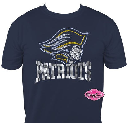 Patriots Side View Short Sleeve Adult Unisex