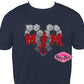 soccer_mom heart love girl spirit_wear rhinestones sparkle bling
