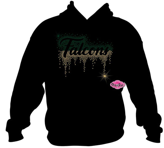 Falcons Drip Scatter Adult Sweatshirt
