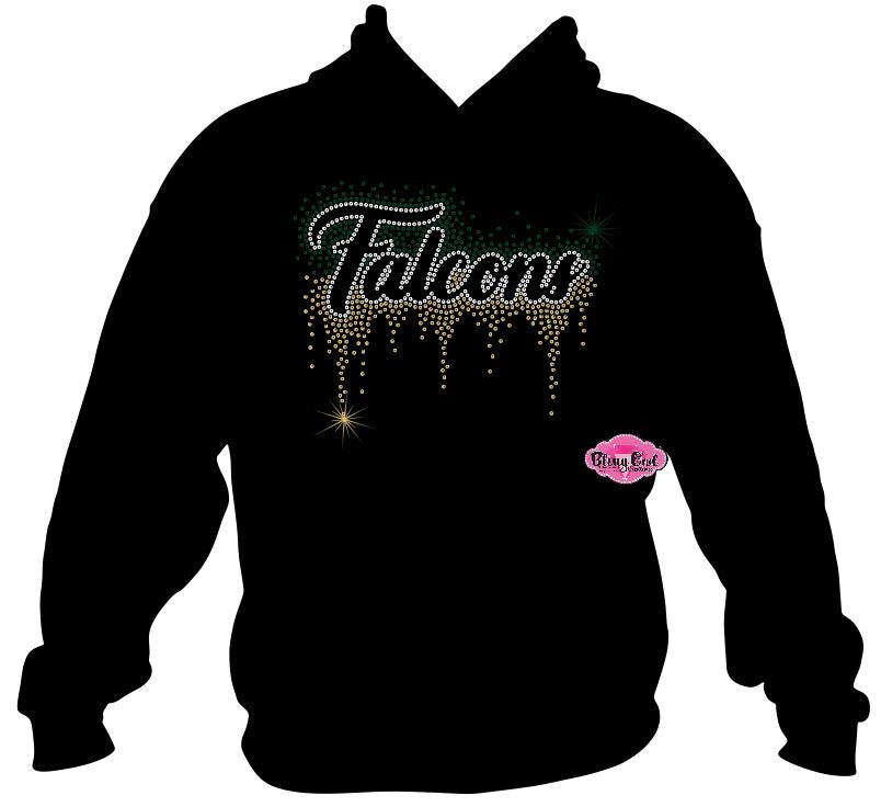 Falcons Drip Scatter Adult Sweatshirt