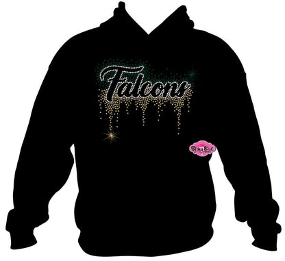 Falcons Drip Scatter Adult Sweatshirt