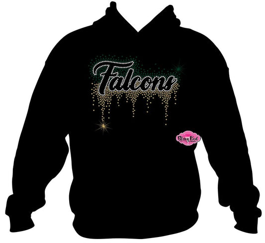 Falcons Drip Scatter Adult Sweatshirt