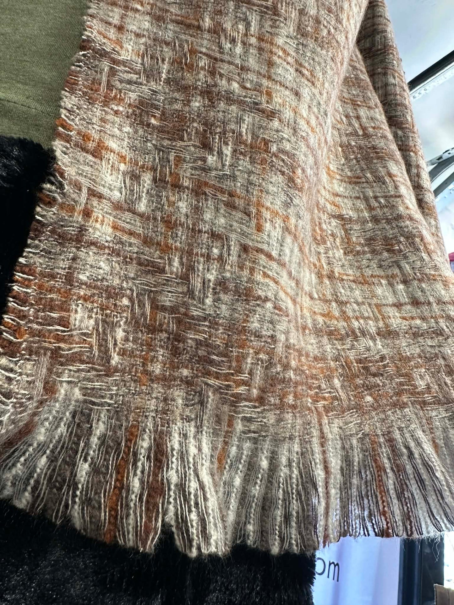 Fall Plaid Large Scarf