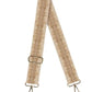 Tan Cream Large Tote Bag with special strap