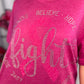 Fight Breast Cancer Ribbon Unisex Tshirt (Sample)