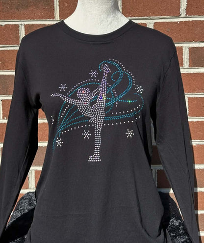 Skater with Swirls Unisex Long Sleeve (Sample)