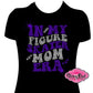 Figure Skating Moms sparkle team bedazzled skater ice skating era tour shirt.