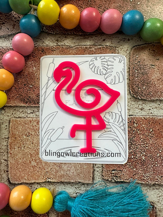 Flamingo Bookmark, book lovers, reading