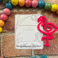 Flamingo Bookmark, book lovers, reading