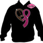 Football Cancer Ribbon (Rhinestone Design)