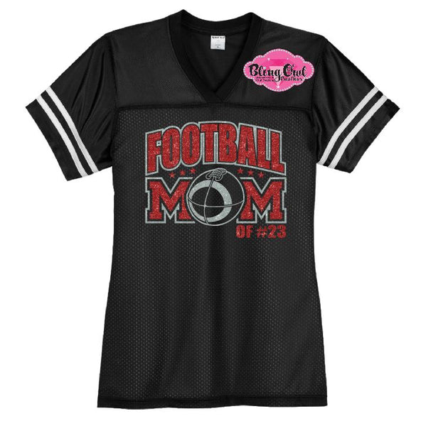 Football Mom of # Football Jersey – Bling Owl Creations