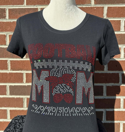 Football Mom Face Womens Fitted (Sample)