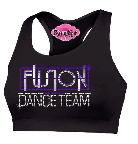 Fusion Dance Team Adult Sports Bra
