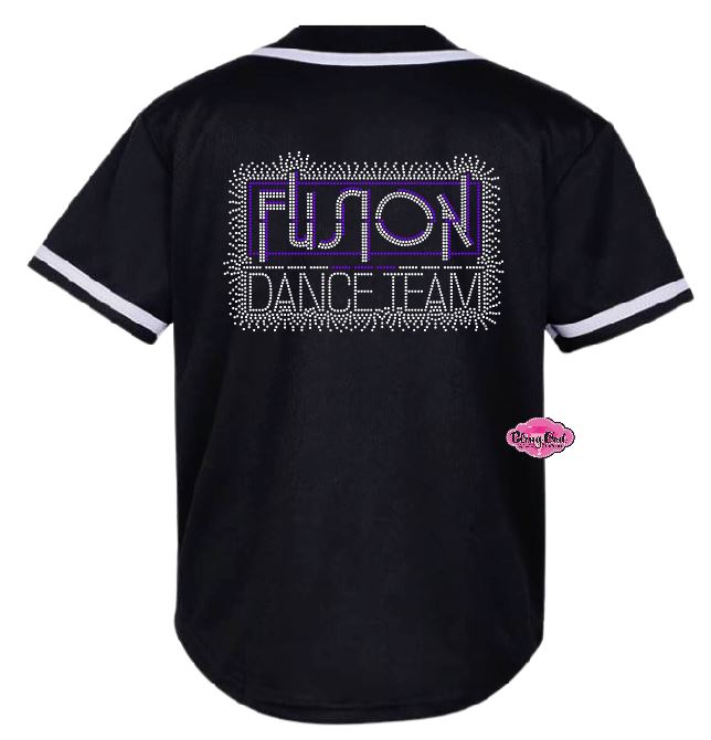 Fusion Dance Team Youth Baseball Jersey