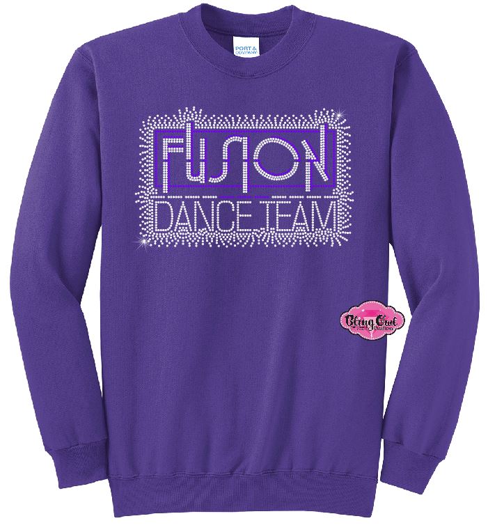 Fusion Dance Team Scatter Adult Crewneck