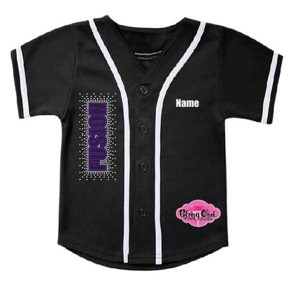Fusion Dance Team Youth Baseball Jersey