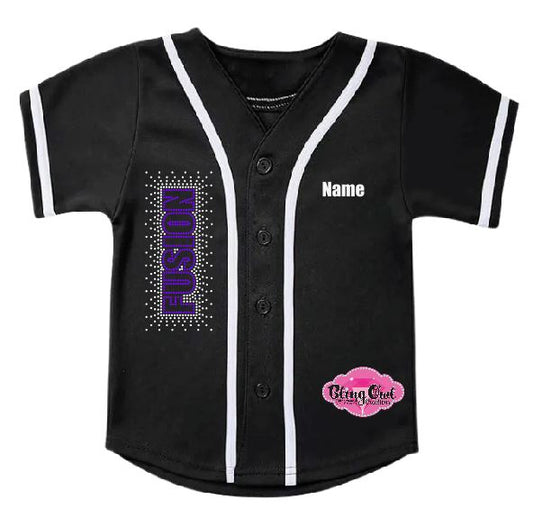 Fusion Dance Team Youth Baseball Jersey