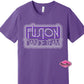 Fusion Dance Team Scatter Adult Tshirt