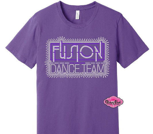Fusion Dance Team Scatter Adult Tshirt