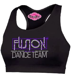 Fusion Dance Team Youth Sports Bra