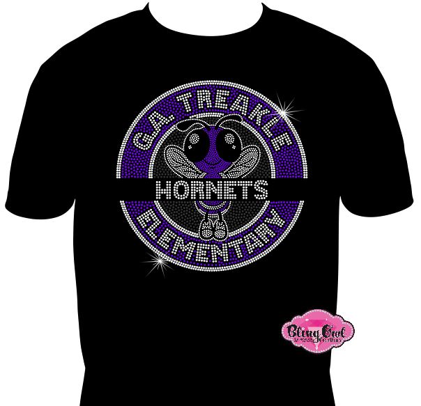 GA Treakle Hornets Circle Short Sleeve Unisex