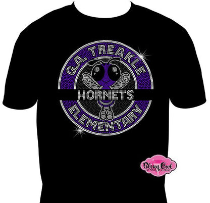 GA Treakle Hornets Circle Short Sleeve Unisex